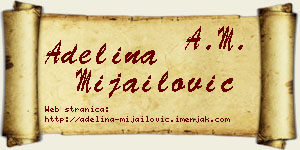 Adelina Mijailović vizit kartica